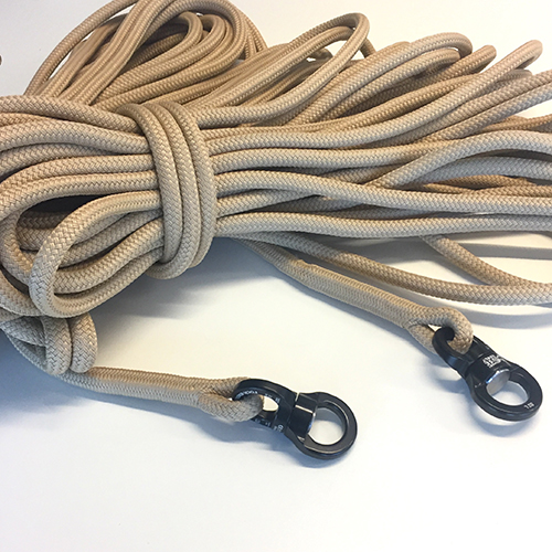 Ropes for theatre and circus rigging